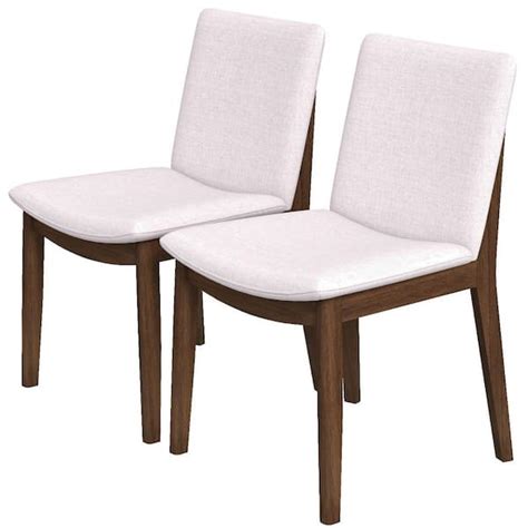 Ashcroft Furniture Co Valentine Mid Century Modern Beige Fabric Dining