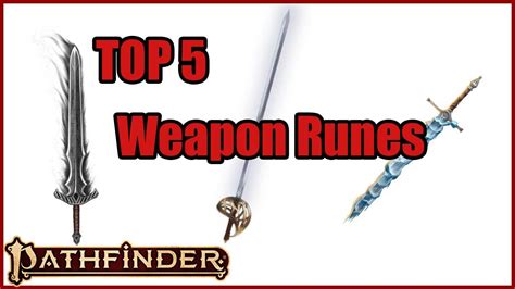 Pathfinder E Weapon Rune Tier List Youtube