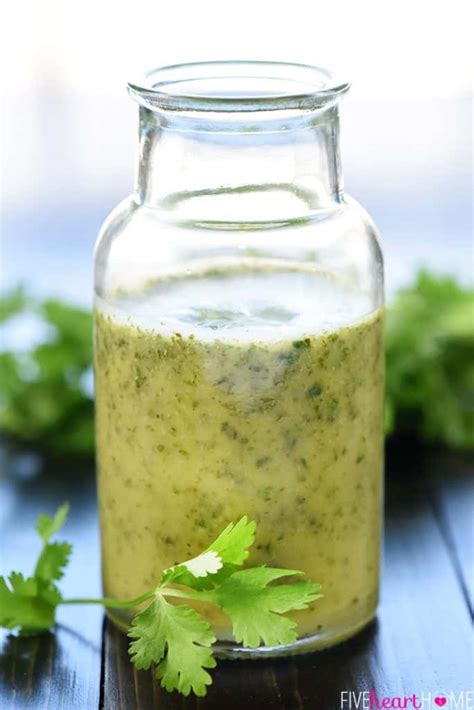 Cilantro Lime Dressing Mexican Salad Dressing • Fivehearthome