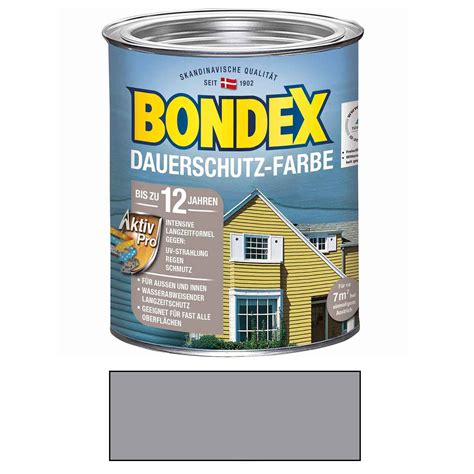 Bondex Dauerschutz Farbe Granitgrau Platinum 0 75l Kaufen