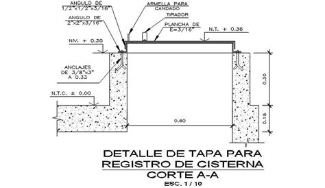 Manhole Cover Drawing