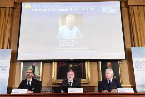 2017 Nobel Economics Prize Awarded To Richard Thaler For Contribution To Behavioural Economics