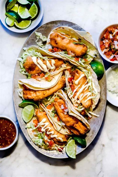 The Best Baja Fish Tacos With Baja White Sauce