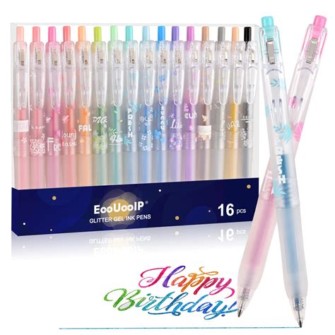 Kawaii 12colorsset Glitter Gel Pens Fluorescent Pen For School