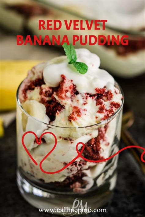 Red Velvet Banana Pudding Banana Pudding Banana Pudding Recipes