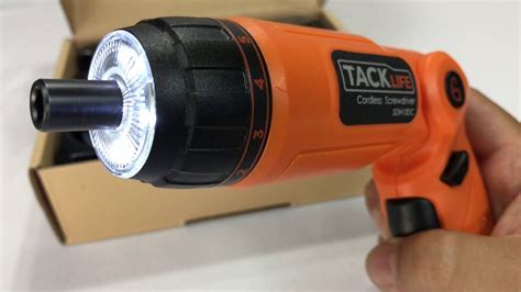 Tacklife Sdh13dc Advanced 3 Position Cordless Screwdriver With Led