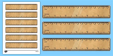 Six Inch Printable Ruler Teacher Made Twinkl