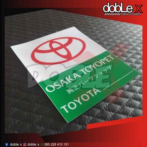 Jual Sticker Osaka Toyopet Shopee Indonesia