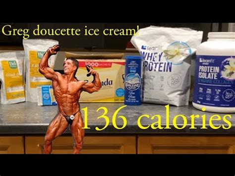 Greg Doucette Protein Ice Cream Making It Under 150 Calories Better