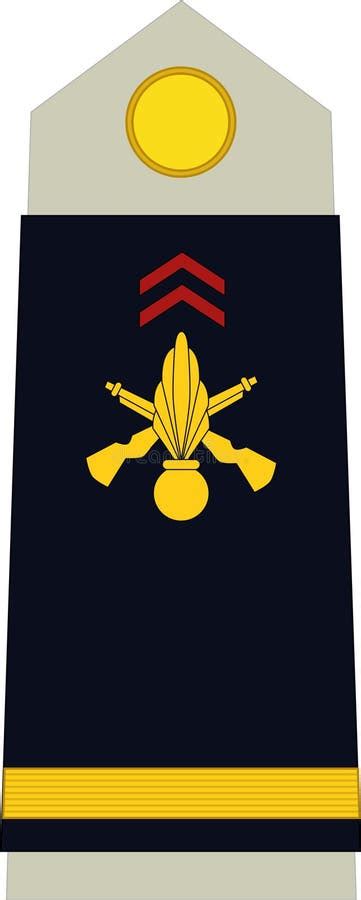 shoulder pad military officer insignia   france sous lieutenant