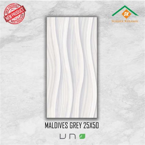 Jual Keramik Dinding X Maldives Grey Glossy Kw Uno Shopee