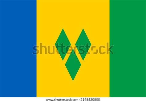 Vector Image St Vincent Flag Stock Vector (Royalty Free) 2198520855 ...