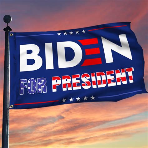 Biden For President American Grommet Flag Bnn Gf Flagwix