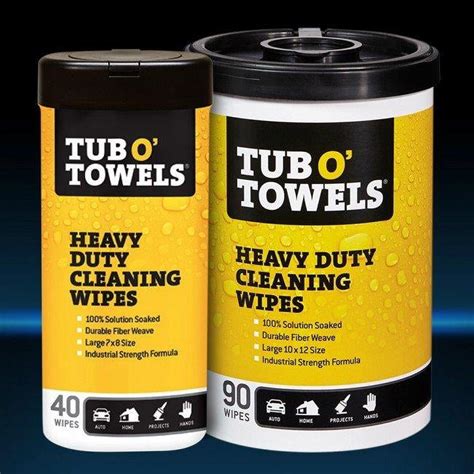 Tub O Towels Tw Heavy Duty X Size Multi Surface Cleaning