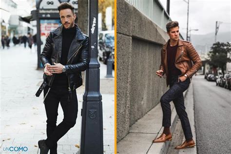 Cómo combinar una chaqueta de cuero para hombre Descubre nuevos looks