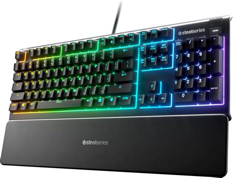 SteelSeries Apex 3 RGB Gaming Keyboard – 10-Zone RGB Illumination ...