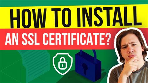 Learn How To Install An Ssl Certificate 👇💥 Youtube