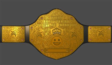 "Big Gold" Championship Belt — polycount