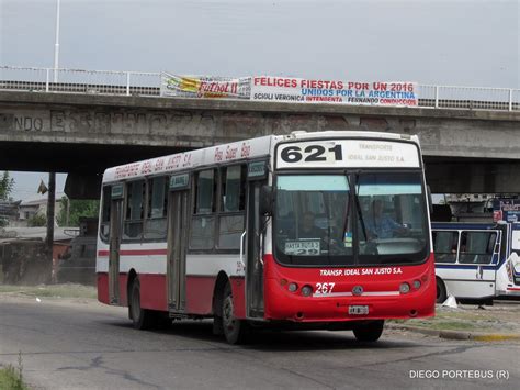 TRANSPORTE IDEAL SAN JUSTO 267 LINEA 621 INT 267 METALPAR Flickr