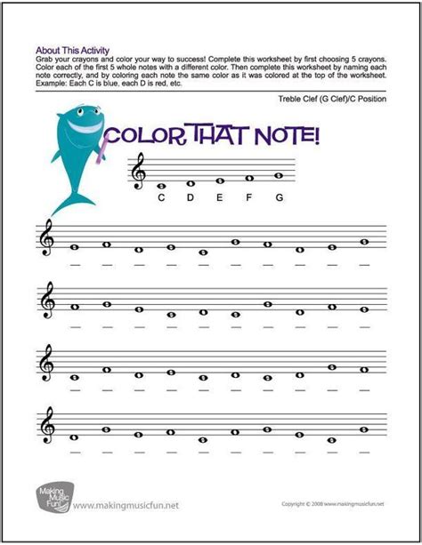 Printable Music Worksheets | AlphabetWorksheetsFree.com