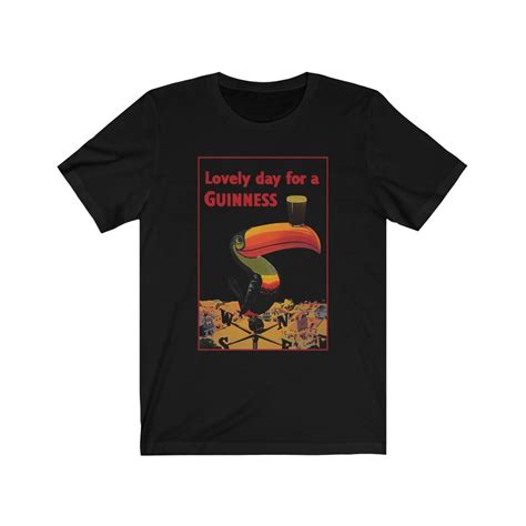 Vintage Lovely Day For Guinness Organic Unisex T Shirt Lovely Etsy