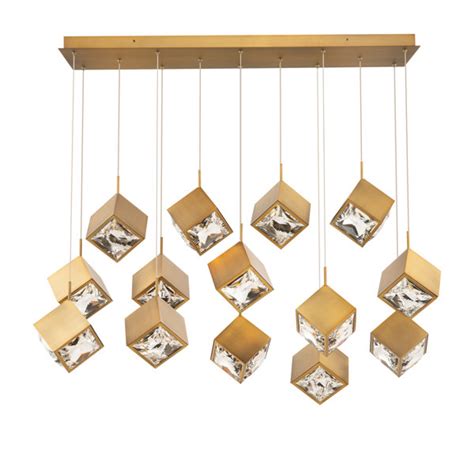 DweLED Ice Cube 14 Light Linear Pendant Wayfair