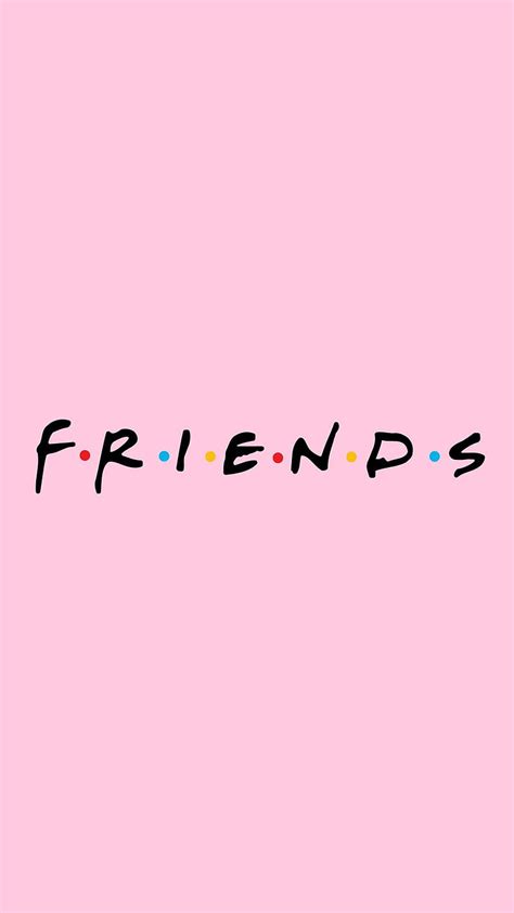 Friends aesthetic, cute, pink, HD phone wallpaper | Peakpx