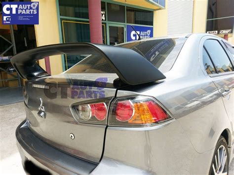 Evo X Style Spoiler Wing For 07 18 Mitsubishi Lancer Cj Vrx Evo X Matte