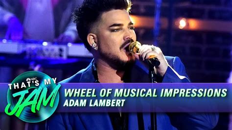 Wheel Of Musical Impressions Adam Lambert Performs The Muffin Man As