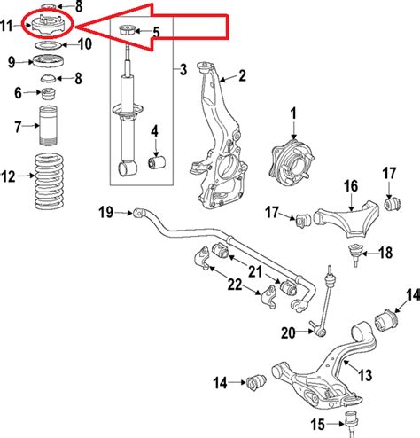 Tasseau Amortisseur ARRIERE LAND ROVER DISCOVERY 3 RNX000014 MR AUTOTECH