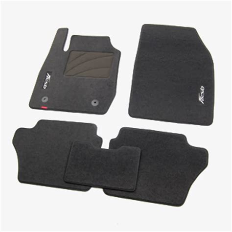 Savanini Premium Fabric Nylon Washable Car Floor Mats Carpet For Ford