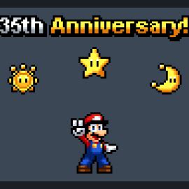 Super Mario - 35th Anniversary by RazePXL on Newgrounds