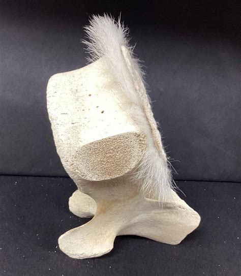 Inuit Fossilized Whale Bone Sculpture 14 For Sale At 1stdibs