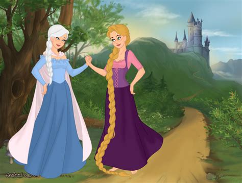 Elsa X Rapunzel By Cinnamonscribblez7 On Deviantart