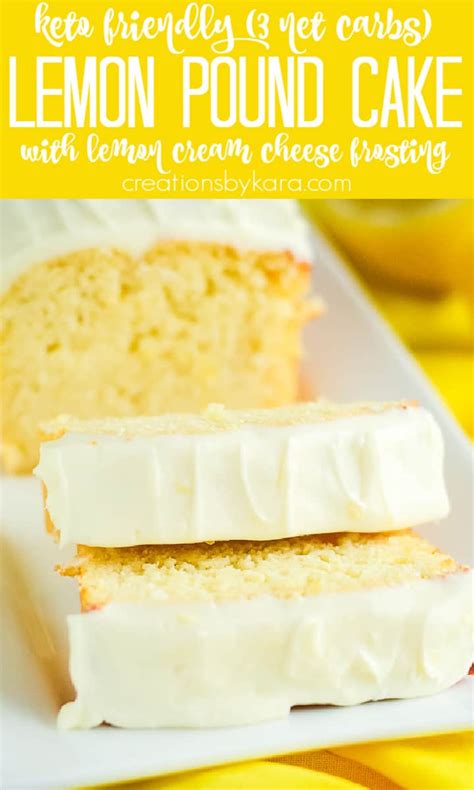 Keto Lemon Pound Cake With Cream Cheese Frosting Artofit