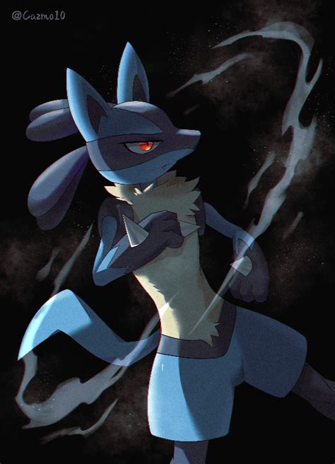 Lucario Pokemon Drawn By Cazmo Danbooru