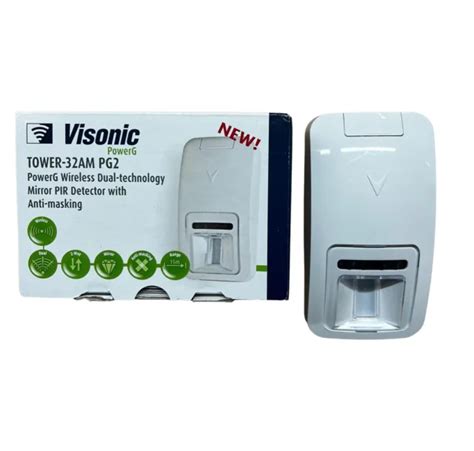 Visonic Tower Am Pg Wireless Dual Technology Pir Detector