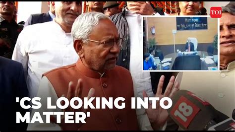 Bihar Cm Nitish Kumar On Ias Kk Pathak S Abusive Language Top