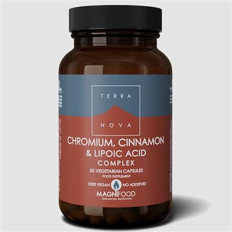 Terra Nova Chromium Cinnamon And Alpha Lipoic Acid Complex 50 Capsules Health Matters