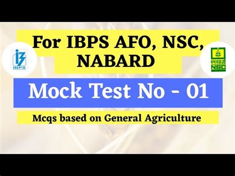 Top Mcqs For Ibps Afo Nabard Nsc Icar Jrf Mcaer Other Pg