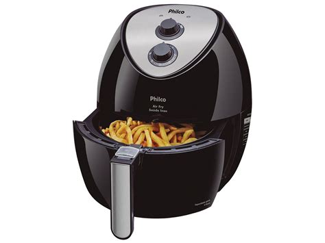 Fritadeira El Trica Sem Leo Air Fryer Philco Air Fry Sa De Preta L