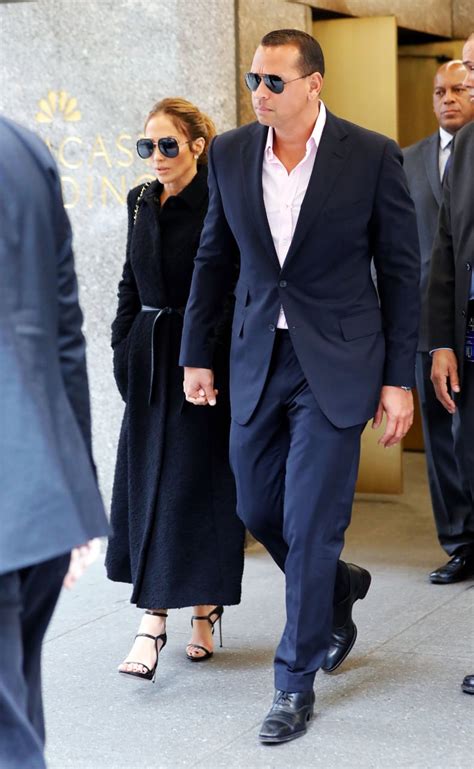 Jennifer Lopez And Alex Rodriguez Wearing All Black 2017 PS Latina