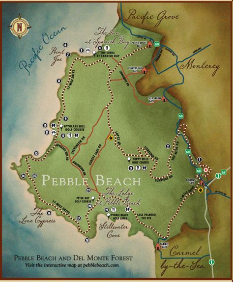 17 Mile Drive Map – Map Of The World