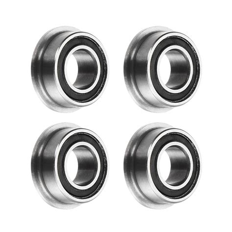 Uxcell Mf Rs Flanged Ball Bearing Pcs X X Mm Chrome Steel