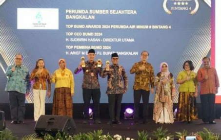 Pemkab Bangkalan Terima Penghargaan TOP BUMD Award 2024 Memo Pagi