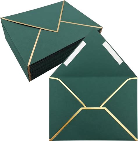 Amazon.com : 50 Pack 4x6 Envelopes Self Seal, Green 4x6 Envelopes for ...