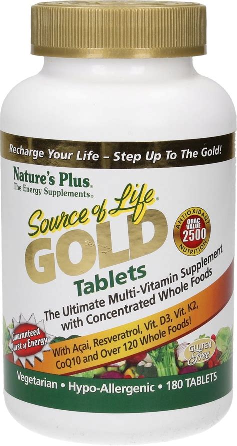 Source Of Life Gold Tablets Nature S Plus Vitalabo Verkkokauppa