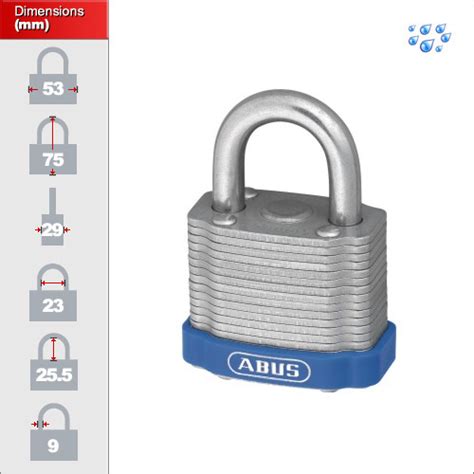 ABUS 41/50 KA EE0020 | Keyed Alike Laminated Padlock (50mm)