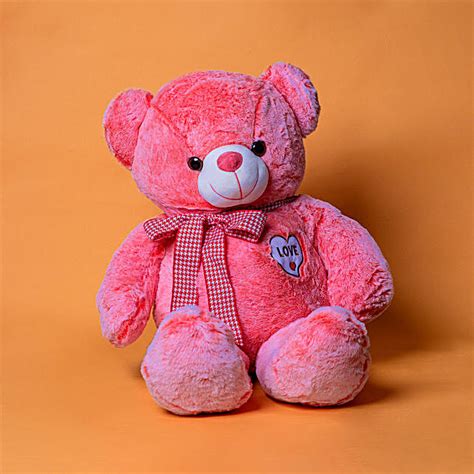 Pink Teddy Bear singapore | Gift Pink Teddy Bear- FNP