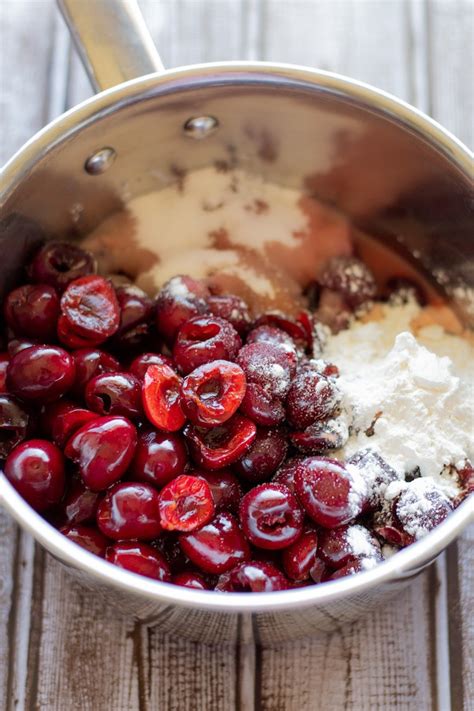 Homemade Cherry Pie Filling Eat Dessert Snack